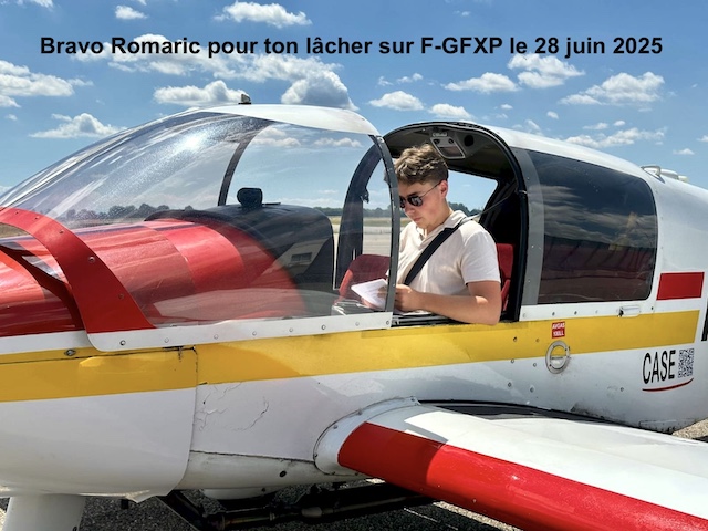 Bravo Romaric pour ton lâcher sur F-GFXP